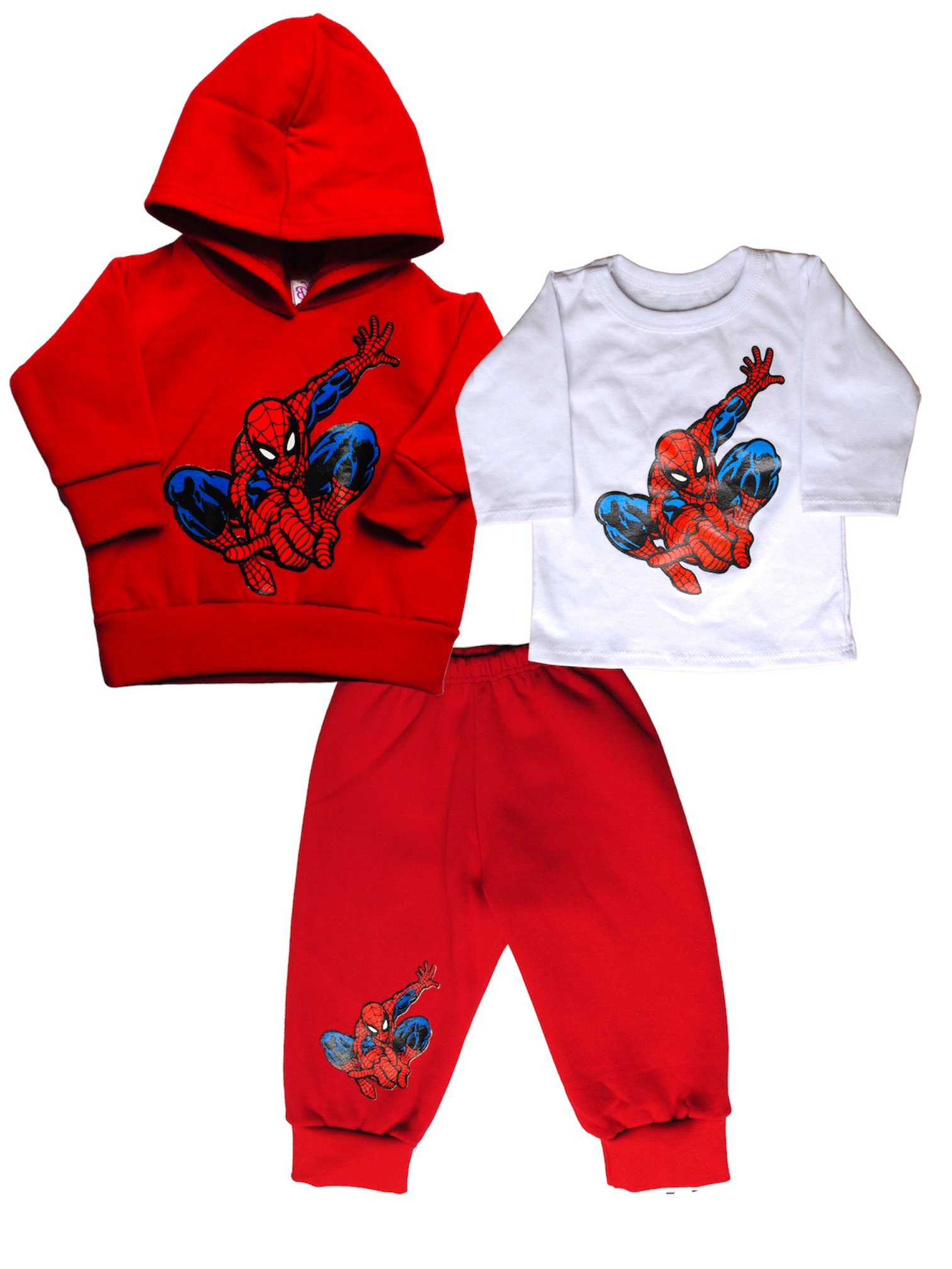 Pants Conjunto Del Hombre Araña Conjunto X3 Buzo Con Capucha